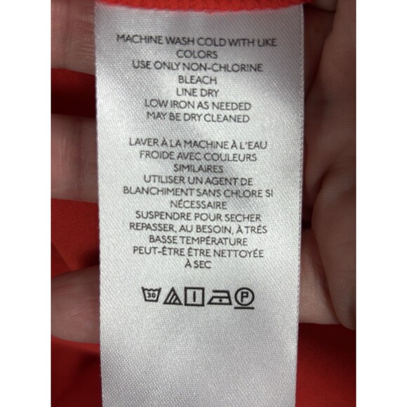 Maeve Anthropologie Shirt Dress Red 10 Cut Out Back Collared Maxi - Picture 4 of 12